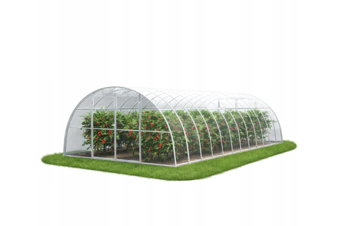 Szklarnia z poliwęglanu Tunel ogrodowy 3x6 m profile 20x20 poliwęglan 5mm